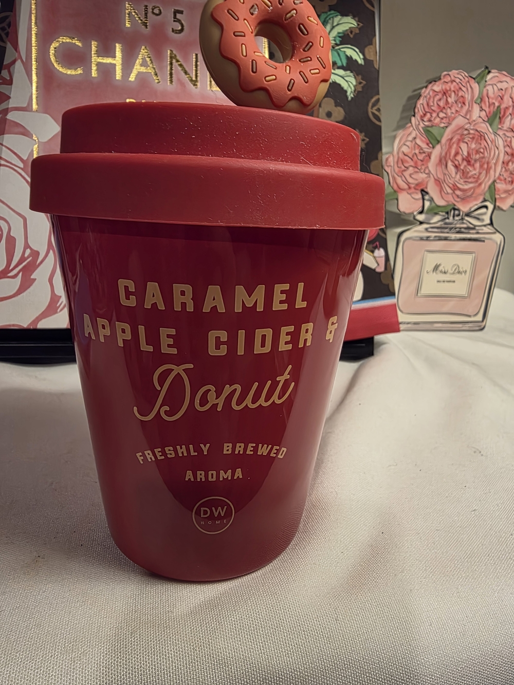 DW Home Caramel Apple Cider & Donut Candle